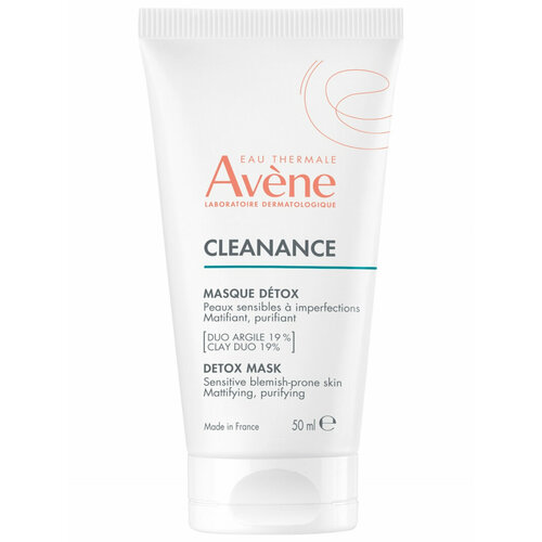 AVENE CLEANANCE Маска-детокс для глубокого очищения кожи, 50 мл маска для лица avene маска для глубокого очищения cleanance mask