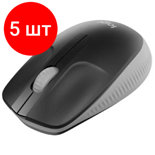 Комплект 5 штук Мышь компьютерная LOGITECH 910-005906 беспроводная1000 dpi3кнM190 Grey 1131300₽