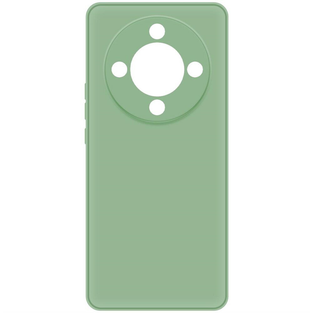 Чехол-накладка Krutoff Silicone Case для Honor X9b зелёный, soft touch, силикон