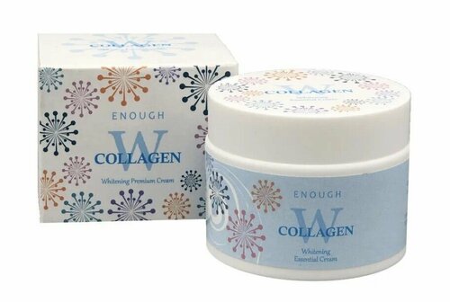 Enough крем для лица с коллагеном W Collagen Whitening Premium Cream, 50мл