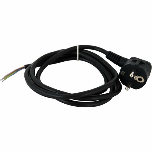 Шнур сетевой с заземлением 16 A 3 м цвет чёрный 1559₽