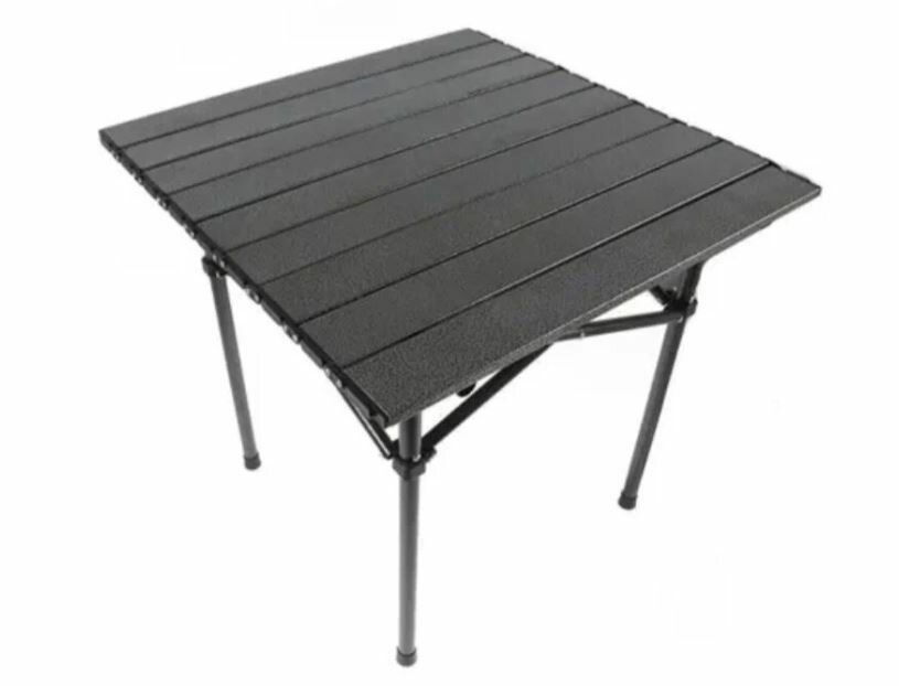 фото Реечный стол алюминиевая столешница складной 50*50 см для туризма рыбалки и отдыха