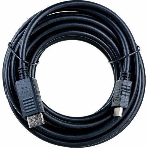 Кабель Cablexpert CC-DP-HDMI-5M кабель usb 2 0 тип a b micro cablexpert cc g musb02s 0 5m 0 5m