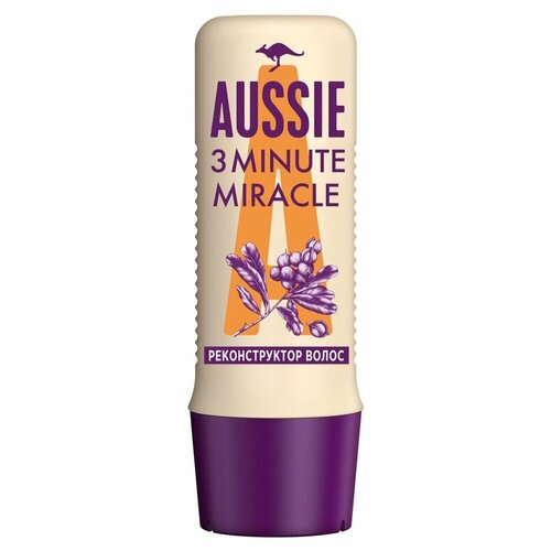 Маска для волос Aussie 3 Minute Miracle, Реконструктор волос, 225 мл