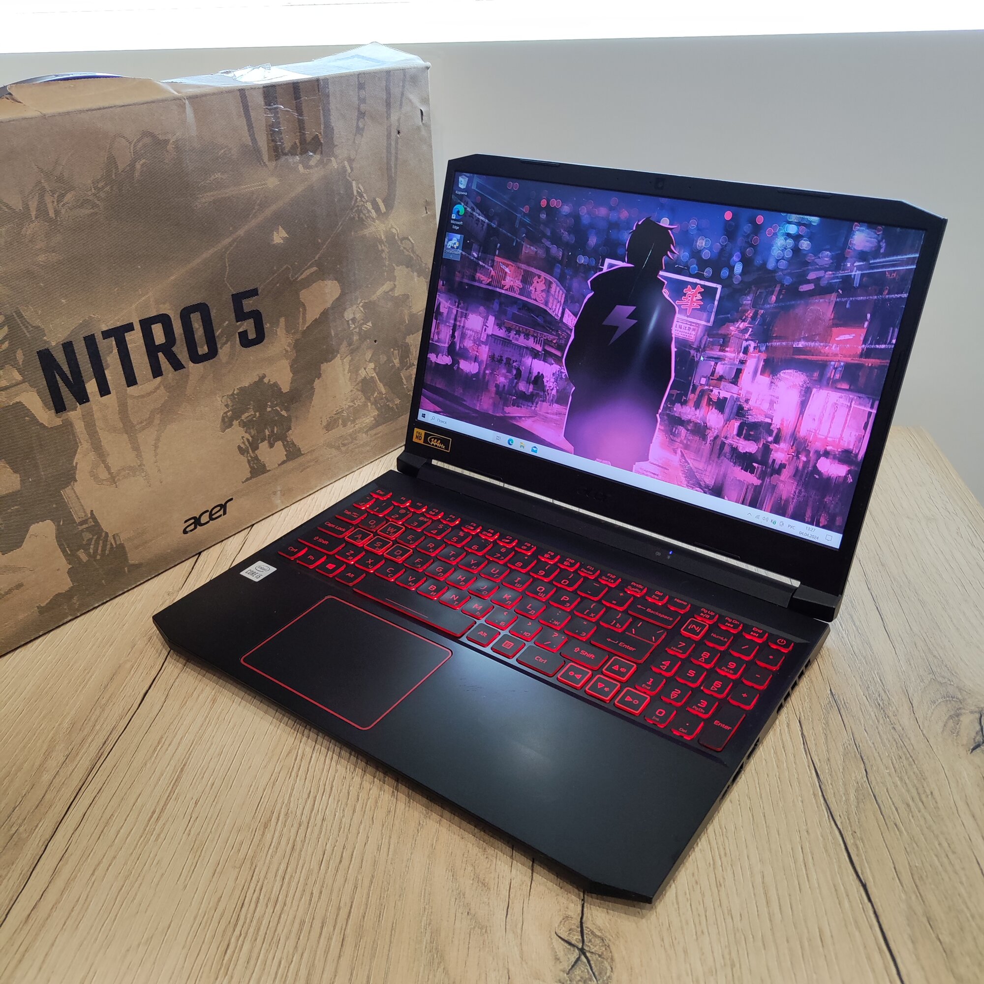 Acer Nitro 5 AN515-55-59M1 (15,6 FHD 144 Гц, i5 10300H, RTX 3050Ti, 16 ГБ, 512SSD + 1000HDD