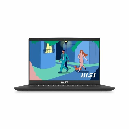 MSI Ноутбук MSI Modern 14 C7M Ryzen 5 7530U/8/SSD512Gb/14"/IPS/FHD/noOS/black (9S7-14JK12-239) MS-14JK серебристый, черный