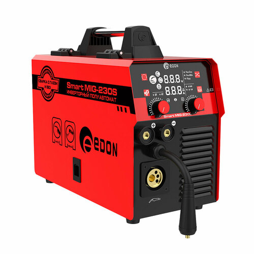 Сварочный полуавтомат инверторный Edon Smart MIG-230S евро разъем 2100000₽