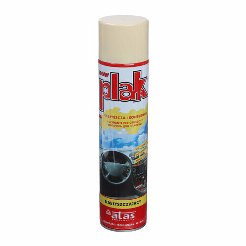 Полироль пластика Plak Ваниль, аэрозоль, 600 мл