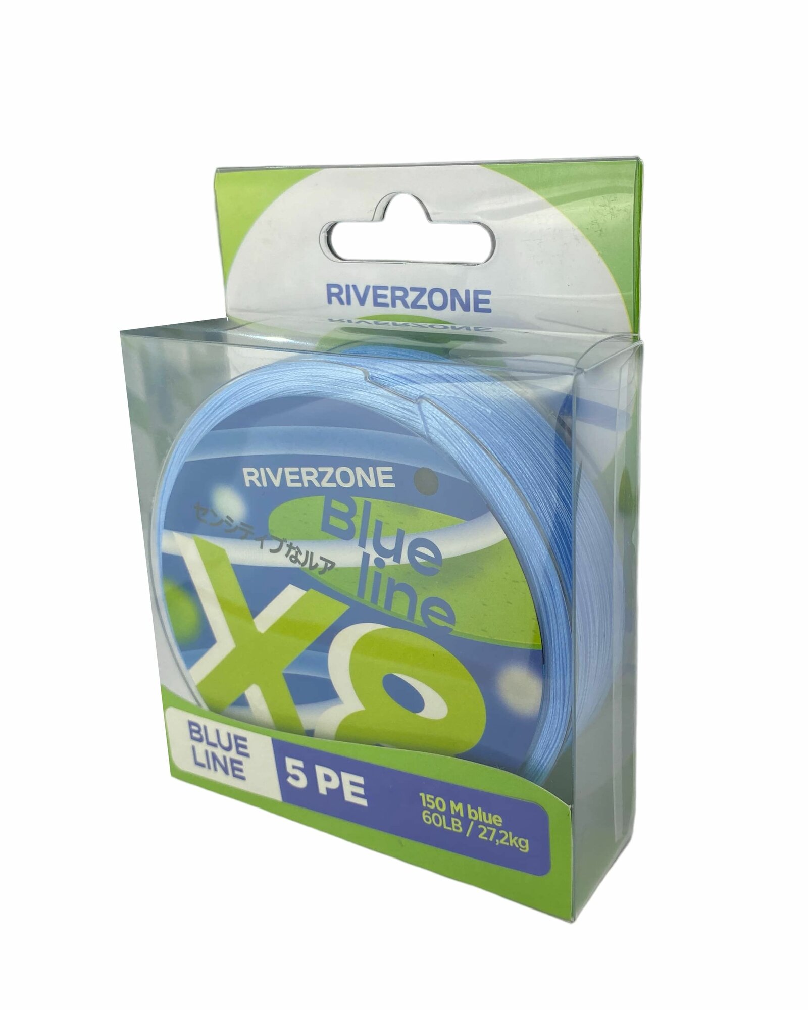 Шнур Riverzone Blue Line X8 PE 5,0 150м Blue — фото 1