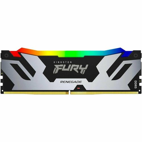 Модуль памяти Kingston 16GB DDR5 6800 FURY Renegade Silver/Black RGB XMP (KF568C36RSA-16)