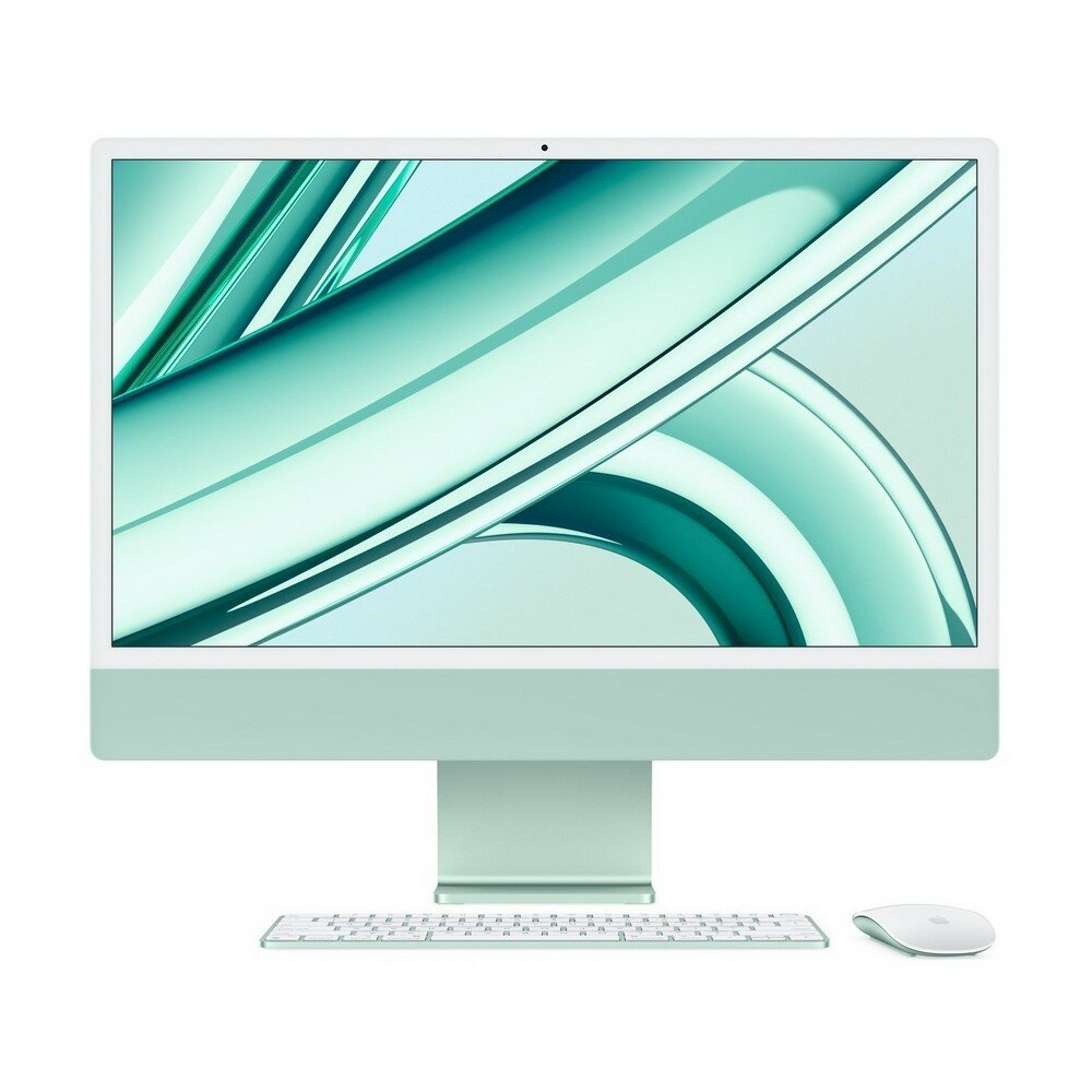 Моноблок Apple Apple iMac 24 2023 (M3 8-Core, GPU 8-Core, 8GB, 256GB) (Зеленый, 8 ГБ, 256 ГБ)