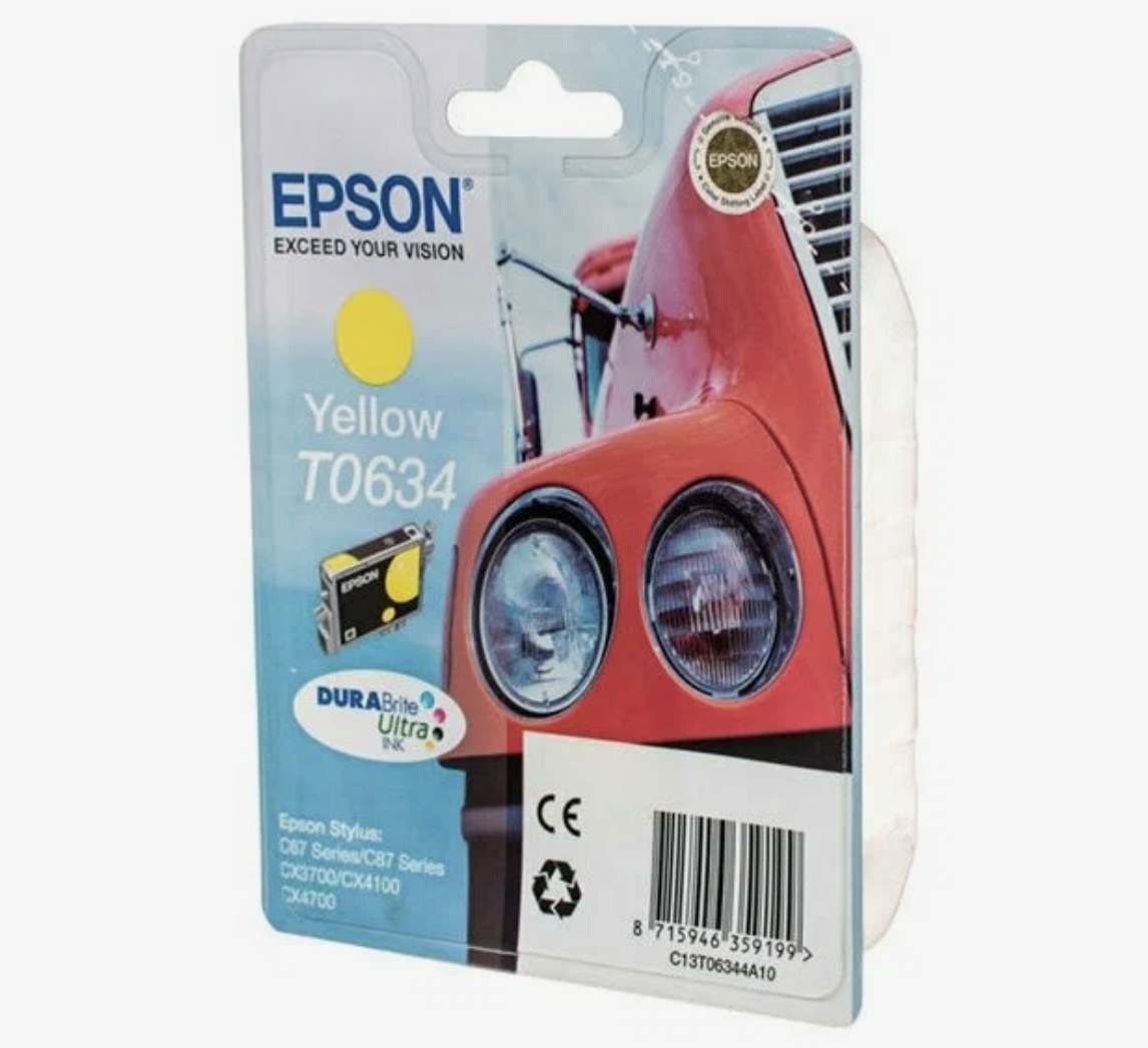 Картридж Epson C13T06344A10 Предоставляется гарантия продавца