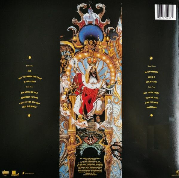 Michael Jackson Michael Jackson - Dangerous (2 LP) Sony Music - фото №8