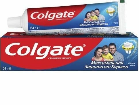 Colgate зубная паста Максимальная защита от кариеса, свежая мята,150 мл