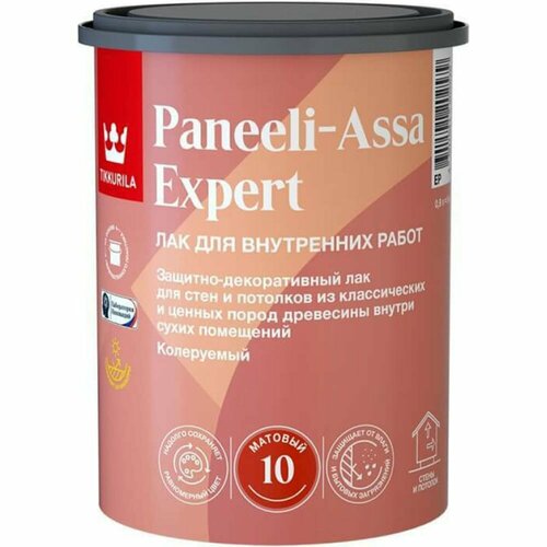 Акрилатный лак для дерева Tikkurila paneeli-assa expert