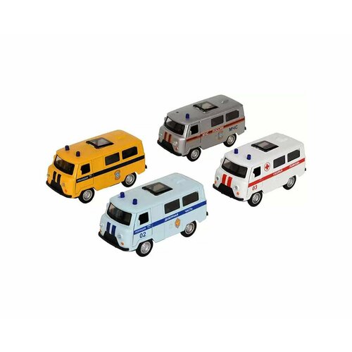 Машинка игрушечная - TCC189P-12D УАЗ 452 Буханка, 1:32 (13.5 см), 1 шт машинка uaz 206 металлическая модель уаз буханка 2206 зеленый 1 24 18см