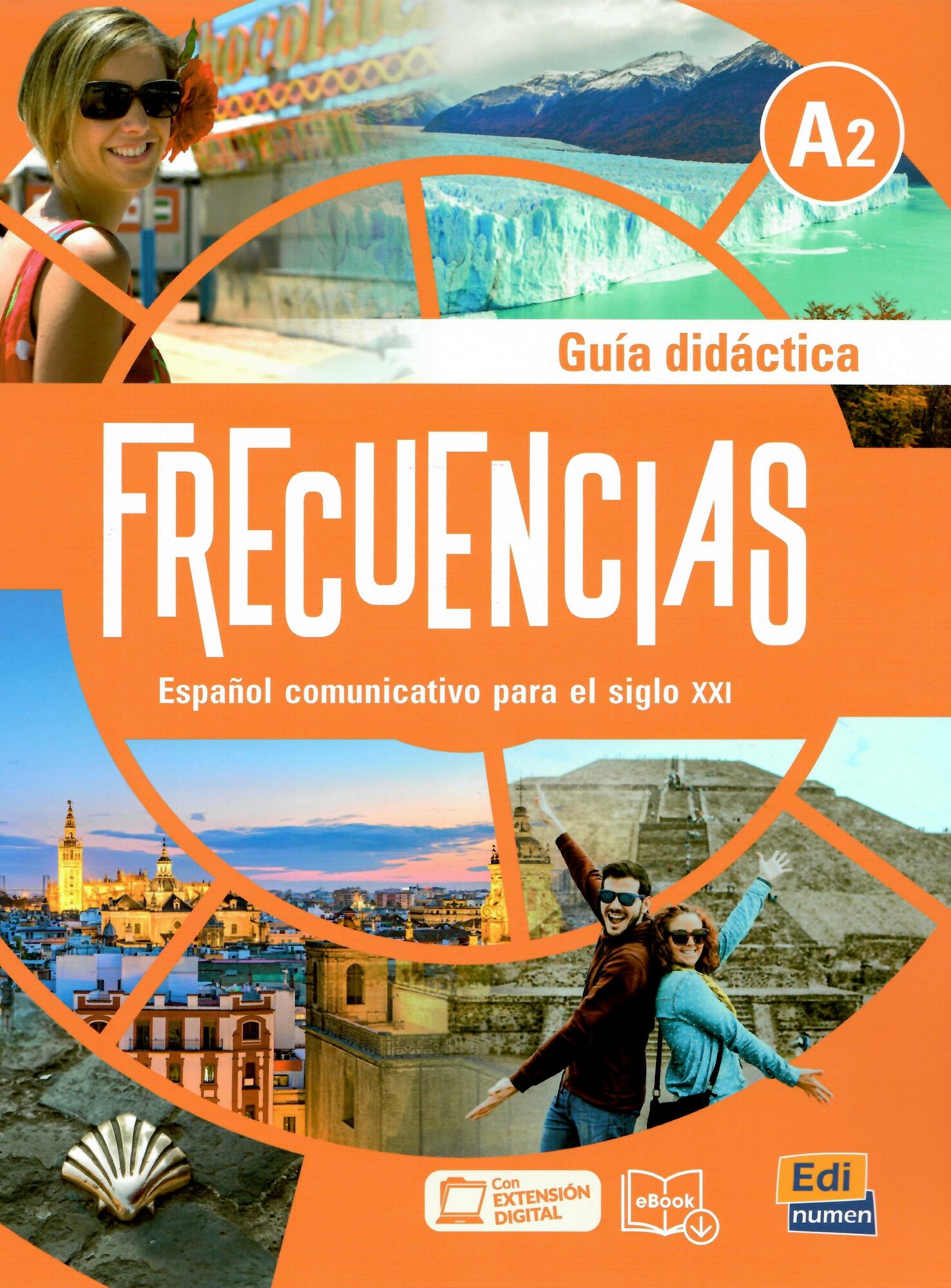 Frecuencias A2 Guia didactica+Extension digital, книга для учителя к учебнику испанского языка для студентов и взрослых
