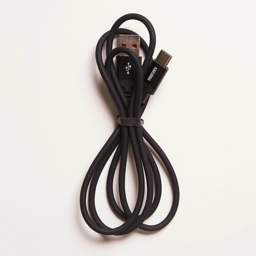 Кабель USB - Type-C 1м силиконовый Kakusiga Ksc-810 / Черный