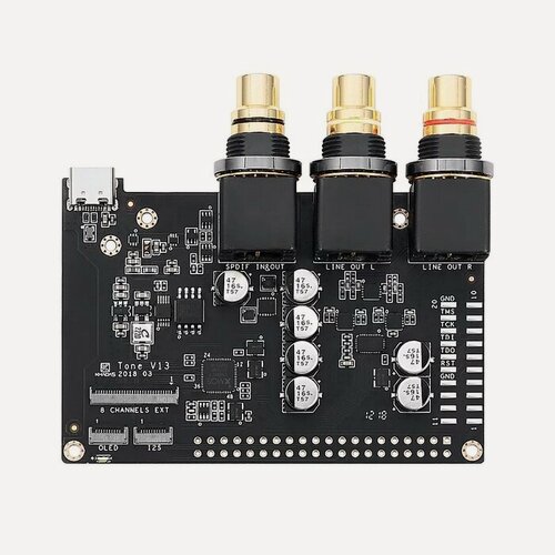 Изображение товара Плата интерфейсная Khadas Tone Board Generic Edition Hi-Res Audio Board, Hi-Fi, XMOS, ES9038Q2M, KTONE-G-001