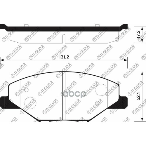 Тормозные Колодки Tg-5495CPn33002 Керамика Tiguar Vag Rapid 12-Polo 10- Передние Диск Ti-Guar арт TG5495C 4990₽