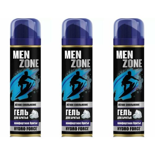 Menzone Пена для бритья Hydro force, экстраувлажнение, 200 мл, 3 шт