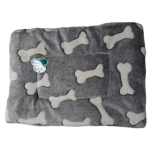 Лежанка для кошек и собак мелких и средних пород, 60*40 см, серый