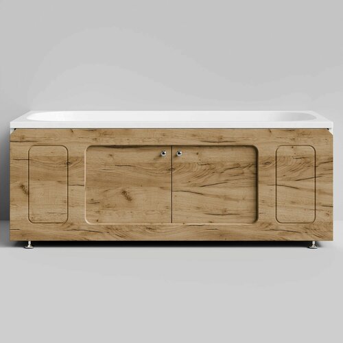 Экран-купе Лидер 1700 2 раздвижные двери белый глянец 7000₽