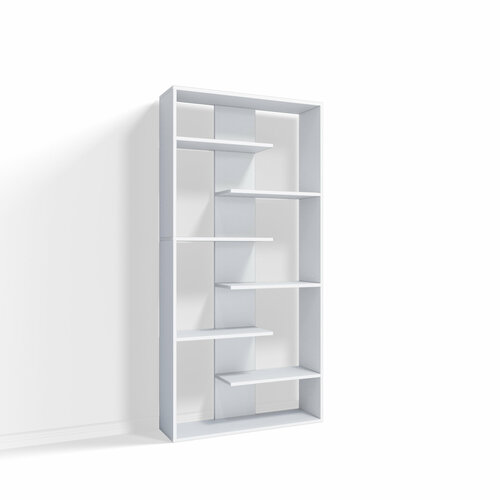 Стеллаж Velardy Science Pro, 160x78x22см, белый