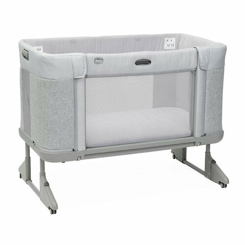 фото Детская кроватка chicco next2me forever, цвет ash grey (светло-серый)