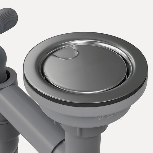 Изображение товара Выпуск для кухонной мойки Reflexion Part RX9003SS, полированная сталь