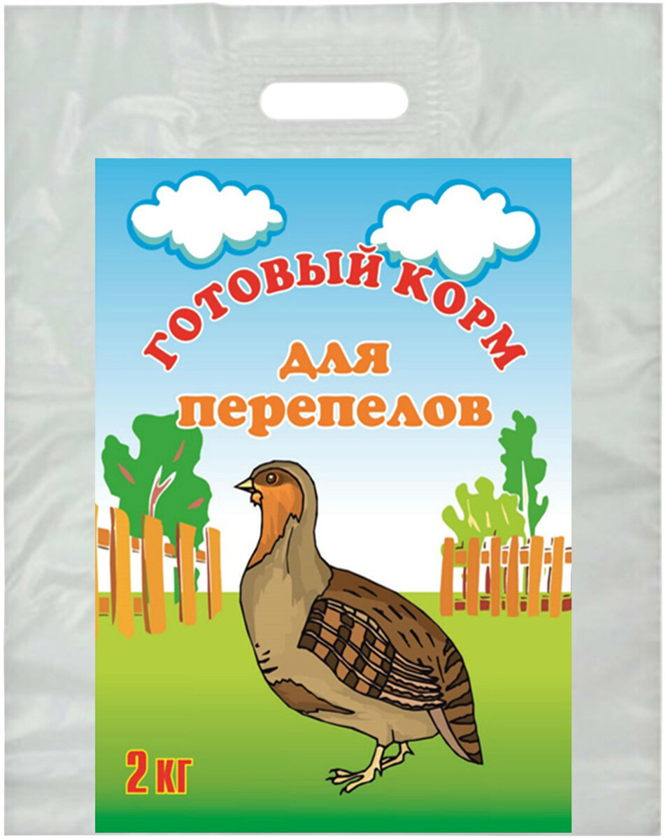Корм готовый для перепелов Богатей NEW 2 кг
