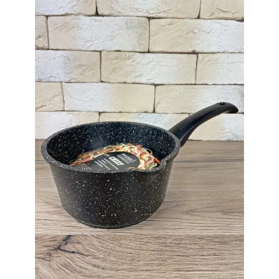 Картинки Ковш Panairo "Chief induction" индукционный c крышкой и ручкой soft-touch 1,4л.