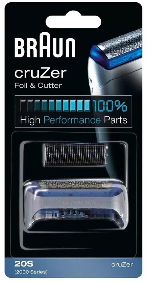 Сетка и режущий блок для бритвы Braun cruZer, Foil & Cutter, 20S (2000 серия)