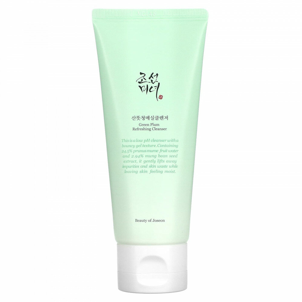 Beauty of Joseon, Освежающее очищающее средство Green Plum, 100 мл (3,38 жидк. унц.)