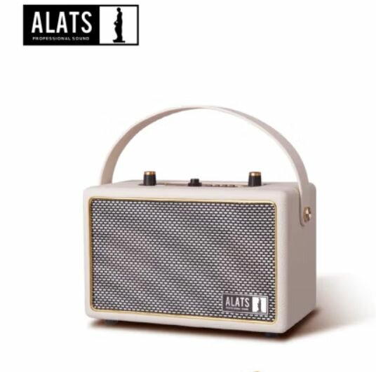 Маленький портативный высококачественный Bluetooth-динамик ALATS Q3 retro home