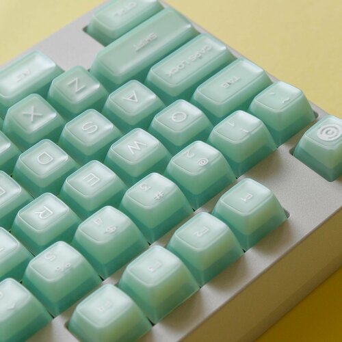 Кейкапы для механической клавиатуры - Джейд 160 клавиш двойное литье PBT RSA профиль 312800₽