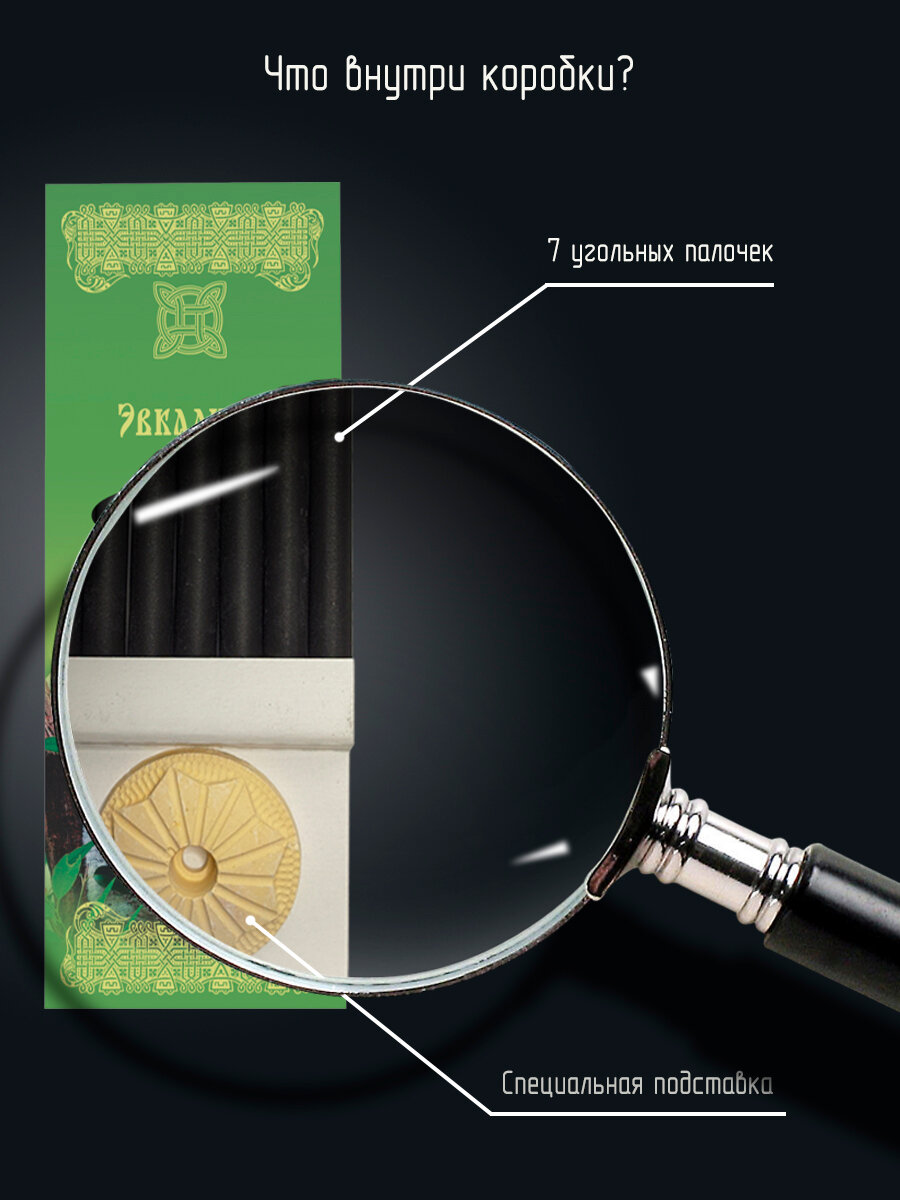 Благовония палочки ароматические натуральные аромат Эвкалипт — фото 1