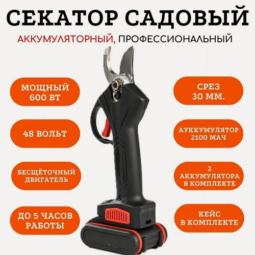 Изображение товара Аккумуляторный электрический секатор-сучкорез