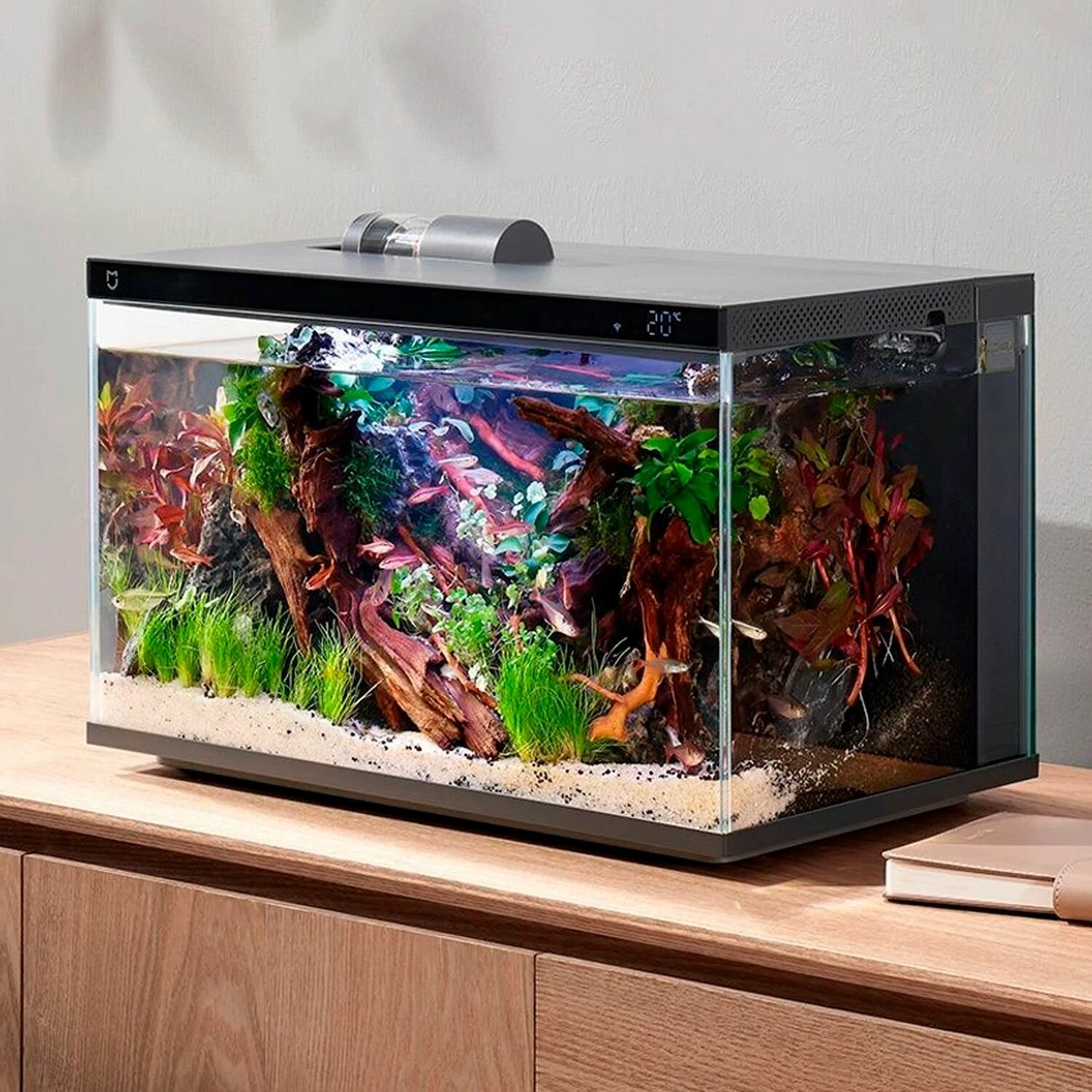 Аквариумы И Аквафермы Xiaomi Умный аквариум Xiaomi Mijia Smart Fish Tank Black (MYG100) CN
