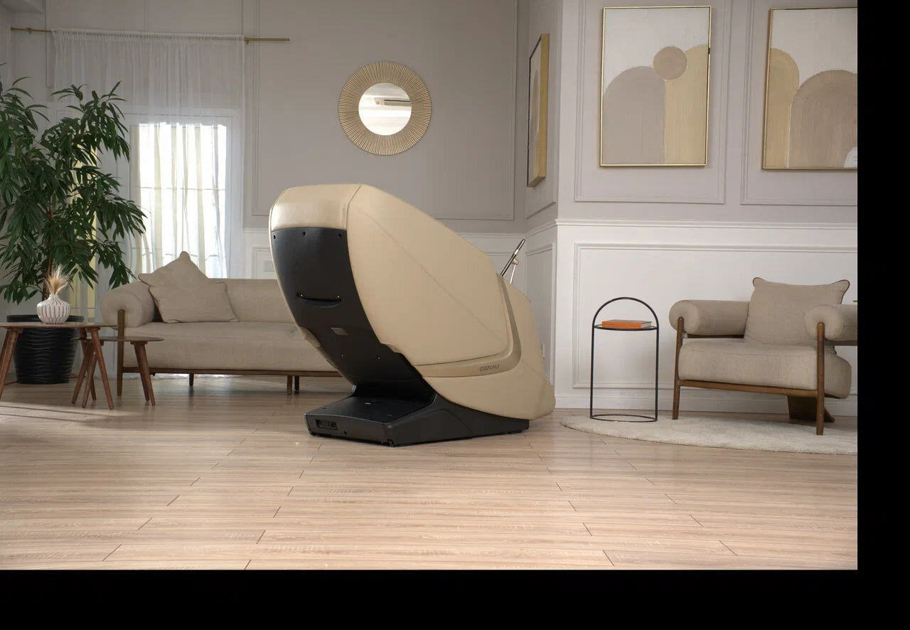 Массажное кресло GENAU iRest, 4D-массаж, подогрев, дистанционное управление, бежевое — фото 1