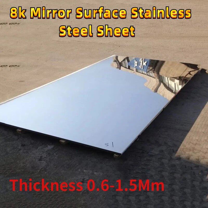 1 шт 8 К зеркальная поверхность лист из нержавеющей стали квадратная пластина модель «сделай сам» толщина 05/1/15 мм 200x300mm thickness 1.5mm