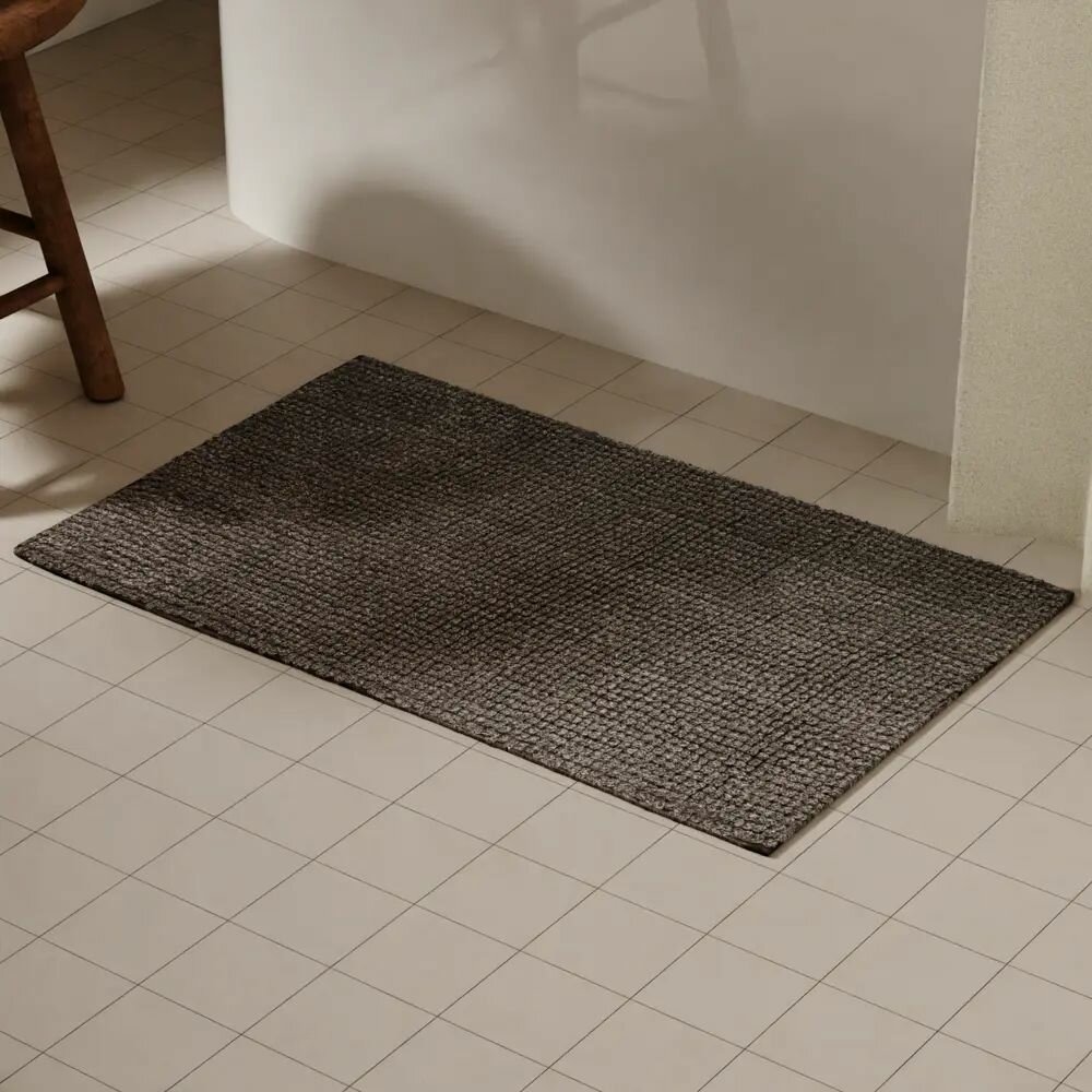 Коврик для ванной Ripple 50x80 см цвет серый