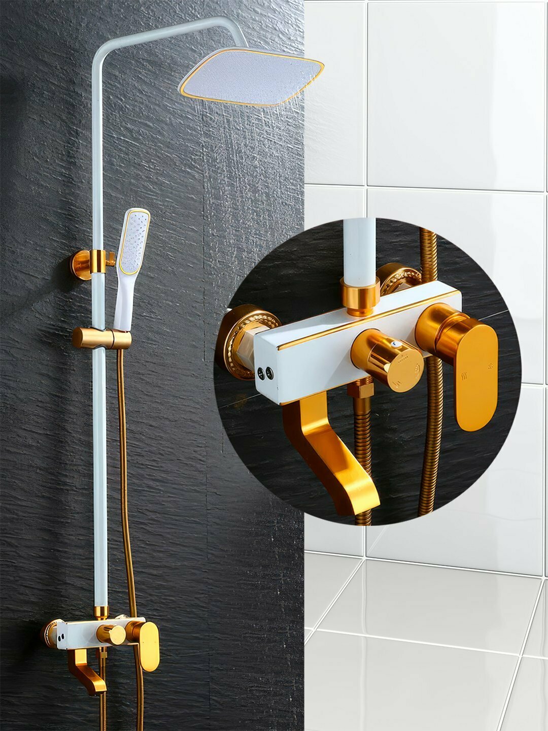 Душевая система с тропическим душем, 3 в 1, наборы смесителей для душа