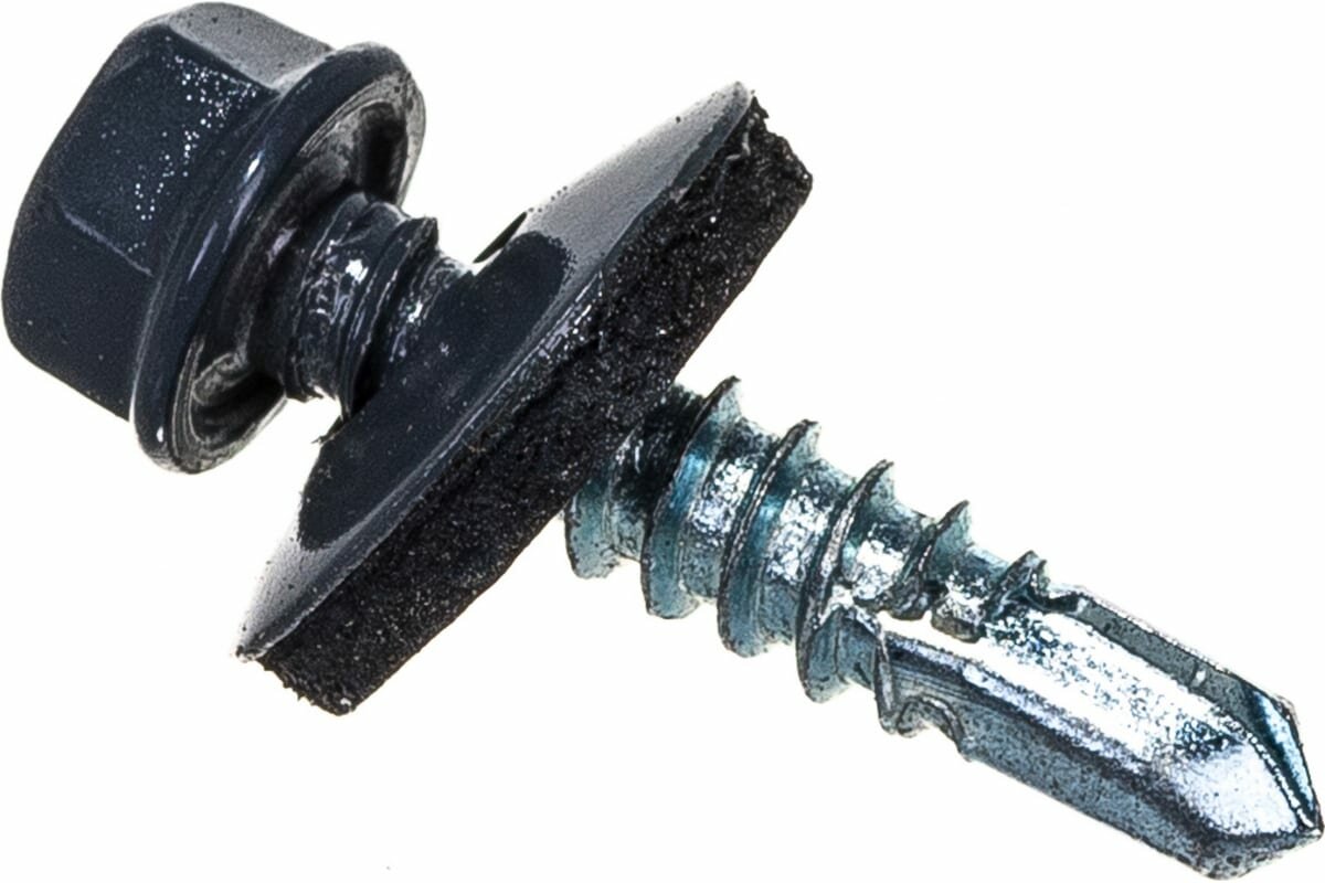 Саморез для крепления кровли STEELREX RAL7024 4.8x29, 70 шт. 0140048029B4000070327024