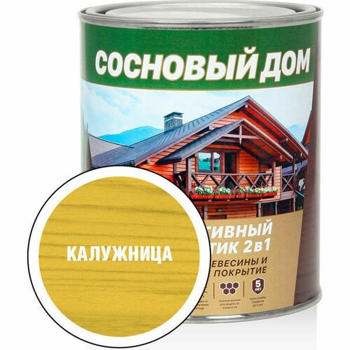 Декоративно-защитный состав для древесины ЗАО Декарт Сосновый дом