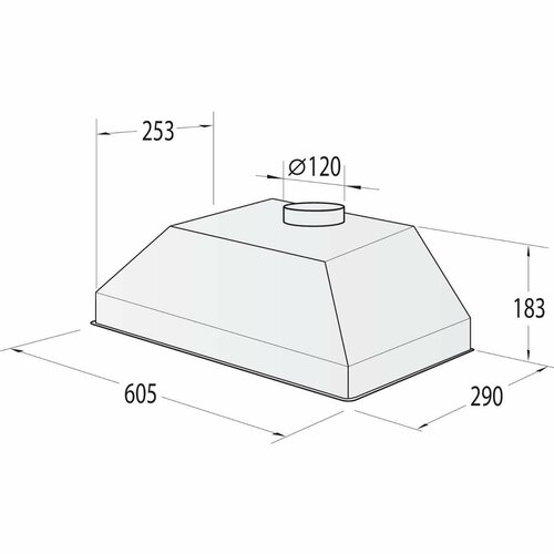 вытяжка gorenje whc63cli Вытяжка 60 см Gorenje BHI626E4X