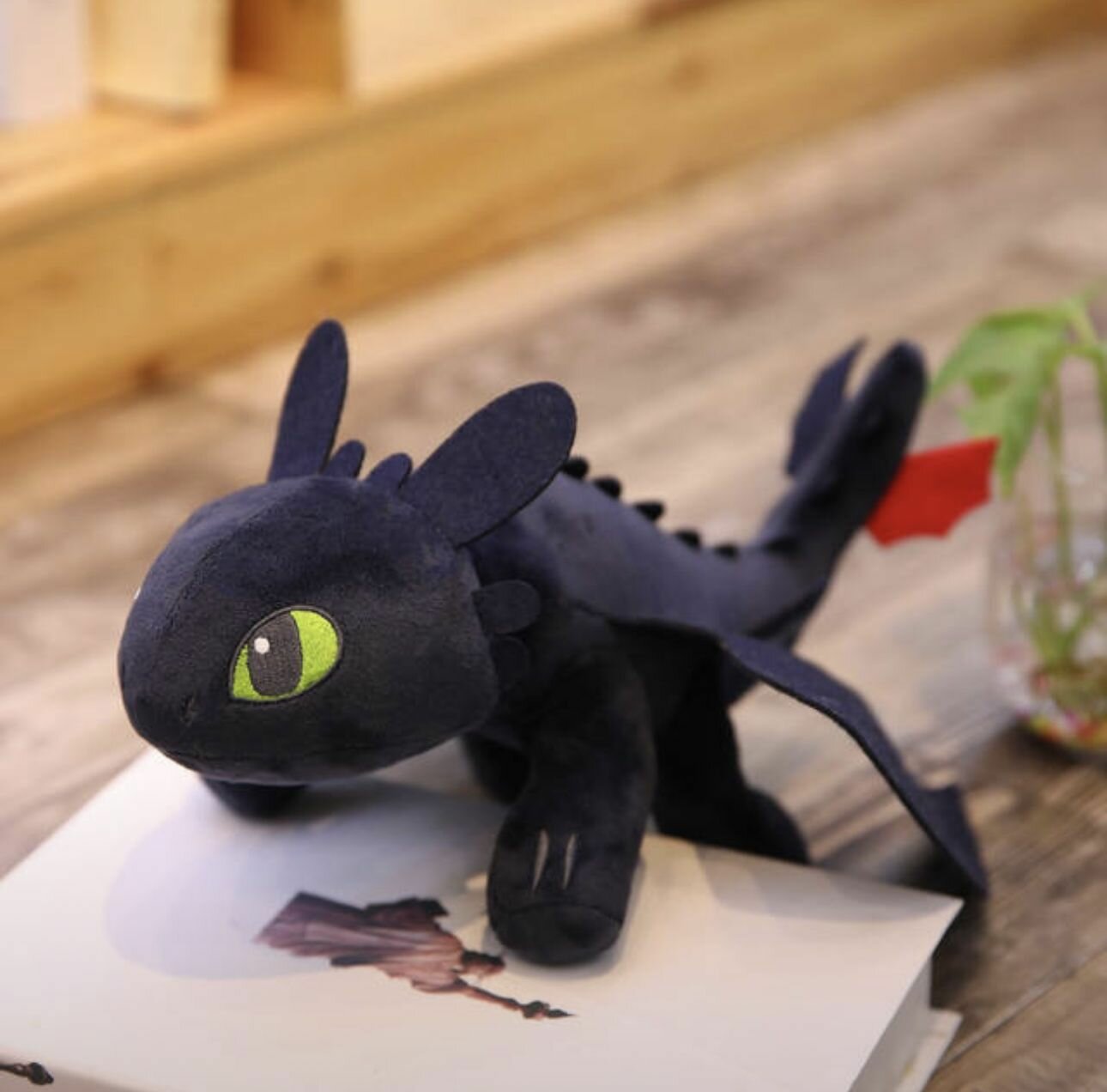 Мягкая игрушка Ночная Фурия (черный) 30 см Беззубик/ Как приручить дракона