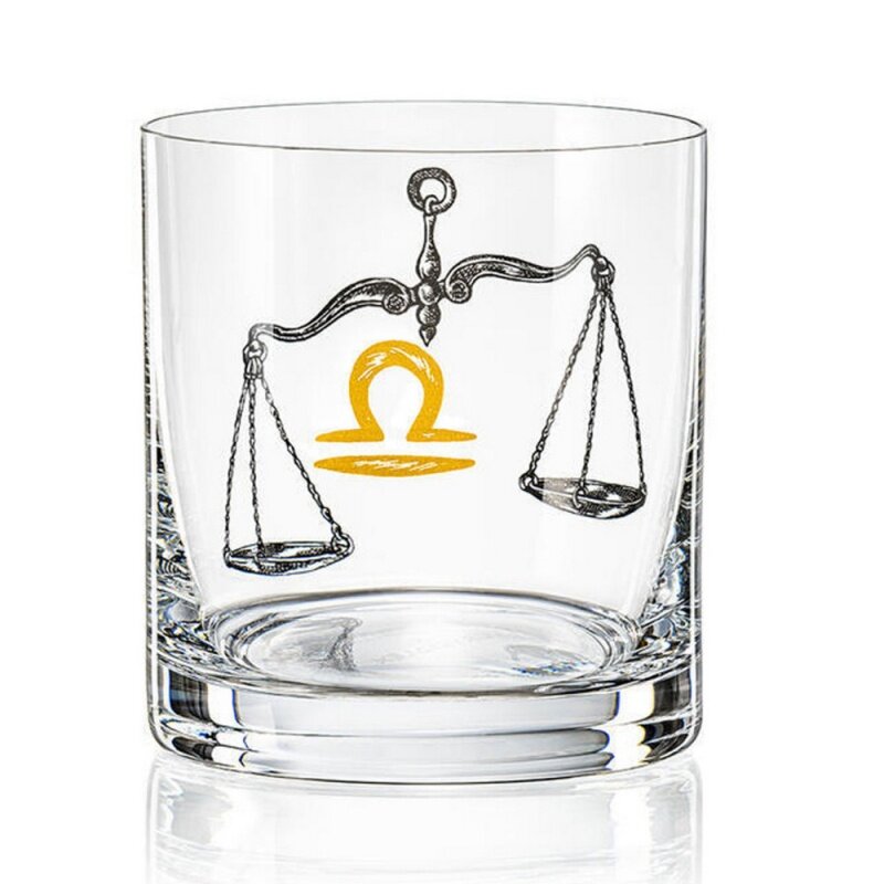 фото Стакан 280 мл Bohemia Crystal Гороскоп Весы