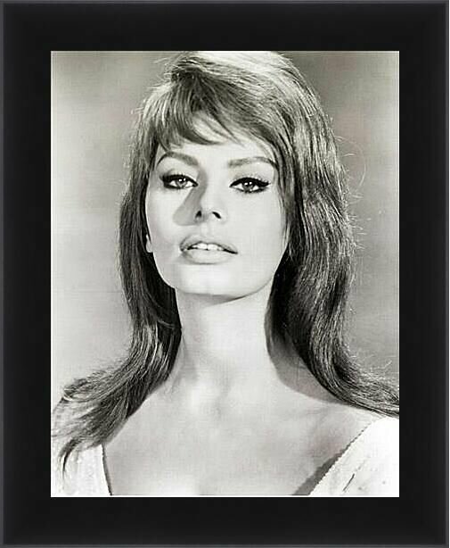 Плакат постер на бумаге Sophia Loren-Софи Лорен. Размер 21 х 30 см