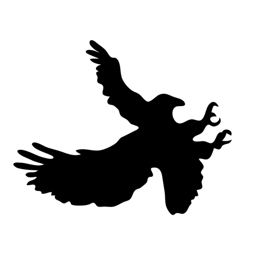 Защита панорамного окна от птиц: наклейки (60 x 42) см - V21 Комплект 50 штук